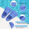 Gintenco Swim Fins, Kids Swim Training Fins for Lap Swimming, Travel Size Flippers with Mesh Bag, Silicone Swimming Fins for Kids Teens Adults Women Men view 2