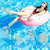 Gintenco Swim Fins, Kids Swim Training Fins for Lap Swimming, Travel Size Flippers with Mesh Bag, Silicone Swimming Fins for Kids Teens Adults Women Men view 4