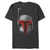 Star Wars Young Men's Boba Brush 02 T-Shirt, Black, X-Large view 1
