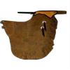 B Bar B Western Chaps Basic Buckle Strap S Brown 05-05-0052B view 1