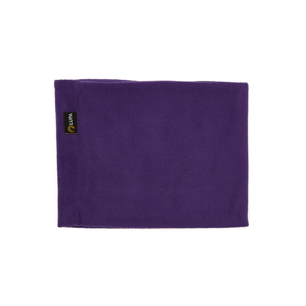 Lupa Kids Handmade Double-Layer Fleece Neck Warmer - Kids Neck Warmer for Boys & Girls - Fleece Neck Gaiter for Winter (Dark Purple, Large (7-12))