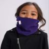 Lupa Kids Handmade Double-Layer Fleece Neck Warmer - Kids Neck Warmer for Boys & Girls - Fleece Neck Gaiter for Winter (Dark Purple, Large (7-12)) view 3