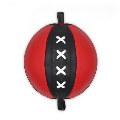 PRIZE FORM Double End Punching Bag - Genuine Leather Pro-Grade Boxing Bag for Home Gym, Double End Ball for Boxing MMA Speed Training, Stress Relief Exercise Equipment