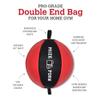 PRIZE FORM Double End Punching Bag - Genuine Leather Pro-Grade Boxing Bag for Home Gym, Double End Ball for Boxing MMA Speed Training, Stress Relief Exercise Equipment view 2