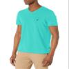 Nautica Men's J-Class Logo V-Neck T-Shirt Aqua Lagoon