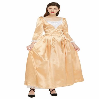Cos-Animefly Women Cosplay Costume Colonial Lady Corset-Style Dress Ball Gown Victorian Medieval Dress