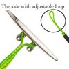 ABeauty Bungee Dock Lines Shock Bungee Docking Rope Stretchable Mooring Ropes with Stainless Steel Clip Green 2 Pack view 4