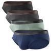 DAVID ARCHY Men's Underwear Briefs Rayon Made from Bamboo Wicking-Moisture Support Pouch Soft Underwear for Men 4 or 7 Pack (XXL, Black/Dark Gray/Navy Blue/Pale Green) view 1