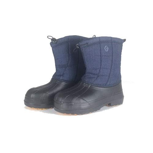 FINE JAPAN() Thermal Lightweight Short Boots (Adult) Denim L