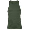 XUETON Mens Fitness Shirt Active Athletic Tech Tank Top Lightweight Building Quick-Dry Sleeveless Shirts (Army Green,X-Large) view 3