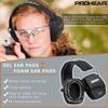 PROHEAR 016-GEP02 Shooting Ear Protection Safety Muffs with Gel Ear Seals with groove, NRR 26dB Noise Reduction Slim Low Profile Passive Earmuffs, Folding Hearing Protector for Airsoft, Hunting view 3
