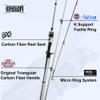 Kingdom Silver Needle Fishing Rods Ultralight Fast Spinning Rod Fuji Ring 2 Section UL L ML M MH Fuji Ring Carbon Casting Travel Rod view 3