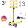 Scooter for Kids Ages 3-5 with Flash Wheels, Kids Scooter 4 Adjustable Height, Toddler Scooter, Mini Kick Scooters for Children, 3 Wheel Scooter for Kids for Girls & Boys Learn to Steer view 2