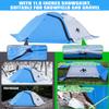 AYAMAYA 4 Season Backpacking Tent 2 Person Camping Tent Ultralight Waterproof All Weather Double Layer Two Doors Easy Setup 1 2 People Man Tents for Backpacker Outdoor Hiking Survival (Blue) view 2