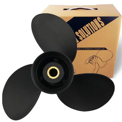 CAPTAIN Aluminum Outboard Propeller Fit Mercury Engines 9.9-20HP 14Tooth Spline RH (9.25x11)
