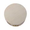 Flybloom Wood Craft Box Round Box For Arts Hobbies And Home Jewelry Storage(Wood Color) view 1