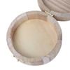 Flybloom Wood Craft Box Round Box For Arts Hobbies And Home Jewelry Storage(Wood Color) view 3