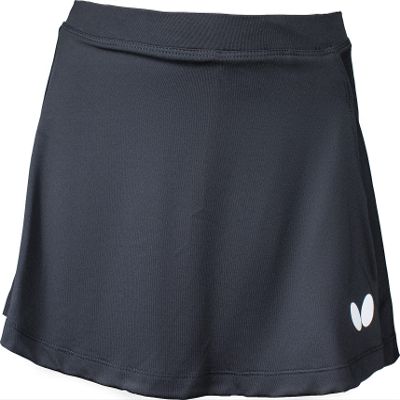 Butterfly Chiara Skirt Tapered with Lining Table Tennis Black