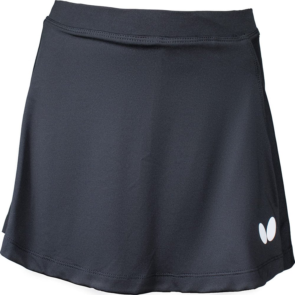 Butterfly Chiara Skirt Tapered with Lining Table Tennis Black