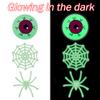 (Eyeball) The Halloween Glow in The Dark Beer Pong Set-Light up Beer Pong Cups for Indoor Outdoor Nighttime Competitive Fun,22 Glowing Cups(11 Green &11 Blue), 6 Glowing Balls- Party Game view 4