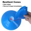 60PCS Sports Soccer Cones Agility Soccer Disc Cones with Carry Strap Carry Bag Training Soccer Cones, Field Marker Cones for Challenge Football Basketball Skating Kids Games Outdoor Indoor Sports view 3