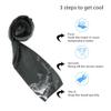TANCANO Sports Towel for Instant Cooling Relief Microfiber Towels for Golf Workout Swimming Gym Yoga Travel Camping Fitness 40"x12" Sweat Towel (Black 2 Pack) view 2