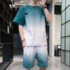 Mens Jogging Suit Set 2 Piece Outfits Shorts Tracksuit Set Running Workout Sport Suits view 3