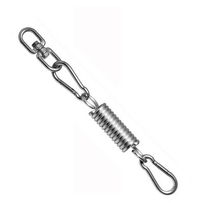 MEICOCO Heavy Bag Hanger, Heavy Bag Spring for Heavy Bag, Punching Bag Hanger Set with Carabiners and Spring for Punching Bags, Hammock up to 450lbs