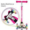 Scooter for Kids Ages 3-5 with Flash Wheels, Kids Scooter 4 Adjustable Height, Toddler Scooter, Mini Kick Scooters for Children, 3 Wheel Scooter for Kids for Girls & Boys Learn to Steer view 4