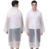 Cosowe Rain Poncho for Adults and Kids, Family Pack Raincoats with Hood, Emergency Ponchos for Outdoor Activities (2 Pack Reusable Raincoats+5 Pack Disposable Ponchos) view 2