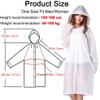 Cosowe Rain Poncho for Adults and Kids, Family Pack Raincoats with Hood, Emergency Ponchos for Outdoor Activities (2 Pack Reusable Raincoats+5 Pack Disposable Ponchos) view 4