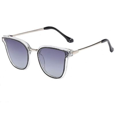 Angelastore Polarized Sunglasses Fashion Sunglasses Hipster Retro Sunglasses (Black Gradually Gray Lens)