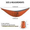 AYAMAYA Single & Double Hammock Underquilt Full Length Big Size Under Quilts for Hammocks, Camping Backpacking Essential, Winter Cold Weather Warm UQ Blanket Bottom Insulation view 4