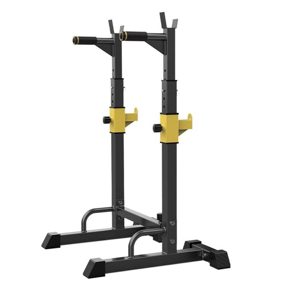 Weight Racks Squat Rack Simple Parallel Bars Men's Fitness Barbell Rack Adjustable Bracket Strength Training Stand Multifunctional Shelf Home Indoor Gym Only Sell Shelves Squat Rack