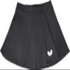 Butterfly Chiara Skirt Tapered with Lining Table Tennis Black view 3