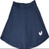 Butterfly Chiara Skirt Tapered with Lining Table Tennis Navy view 2