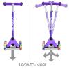 Scooter for Kids Ages 3-5 with Flash Wheels, Kids Scooter 4 Adjustable Height, Toddler Scooter, Mini Kick Scooters for Children, 3 Wheel Scooter for Kids for Girls & Boys Learn to Steer view 3