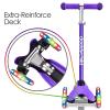 Scooter for Kids Ages 3-5 with Flash Wheels, Kids Scooter 4 Adjustable Height, Toddler Scooter, Mini Kick Scooters for Children, 3 Wheel Scooter for Kids for Girls & Boys Learn to Steer view 4