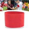 12.2x2.6 in Bright Colors Player Bands, Lightweight Portable Good Texture Captain Arm Bands, Elastic Nylon Hook&Loop for Youth for Adult(red) view 2