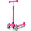3 Wheel Scooter for Kids 3-6 Years Old, Kick Scooter With Light Up Wheels for Toddlers, Boys and Girls (Pink) view 1
