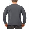 Roadbox Mens UPF 50+ UV Sun Protection Shirts Outdoor Long Sleeve SPF Diving Rash Guard for Fishing Hiking Swimming Dark Gray view 2