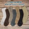 7 Pairs Womens Winter Fuzzy Socks Cozy Fluffy Socks Warm Fuzzy Christmas Socks for Women Gifts view 3