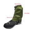 Chemlliy Anti-Tear Ankle Gaiters Waterproof Leg Gaiter Outdoor Snow Legging Gaiters for Hiking Walking Climbing Hunting (Green) view 4