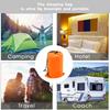Sleeping Bag Liner, Travel & Camping Sheet for Adults, Lightweight and Compact - Comfortable Sleep Liners for Traveling, Hotel and Camping (Orange) view 4