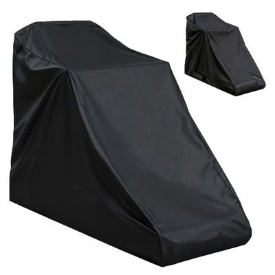 Non-Folding Treadmill Cover, dustproof and Waterproof Cover, Oxford Cloth Waterproof Sunscreen Cover (Black)