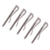 Spring Money Clip, 5 Pcs Electroplating Steel Cash Clips Insert Bar Organizer Credit Card Holder DIY Tool for Bifold Leather Wallet Purse view 4
