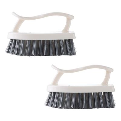 2pc Shoe Cleaning Brush Material Bristles for Efficient Cleaning of Shoes Tiles and Bathtubs for Home and Kitchen Use