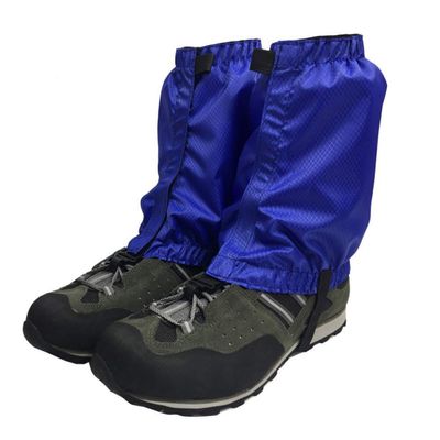 Chemlliy Anti-Tear Ankle Gaiters Waterproof Leg Gaiter Outdoor Snow Legging Gaiters for Hiking Walking Climbing Hunting (Blue)
