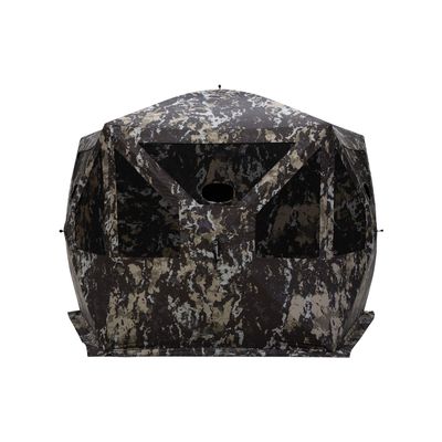 Barronett Blinds Pentagon, Portable Hunting Blind, 5-Sided Hub Blind, Huge Interior, Low Profile Windows, 4-Person, Crater Core, 72 x 96 x 96, PT550CC