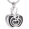 OIJH Joyera para Mujer Urnas para Perros Incineracin De Cenizas Plata/Oro/Oro Rosa/Acero Inoxidable Negro Apple Memorial Urn Collar Recuerdo Colgante Joyas con Oro Rosa view 1